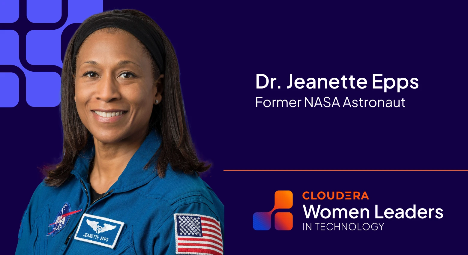 전 NASA 우주비행사 Jeanette Epps 박사의 이야기를 들어보세요.