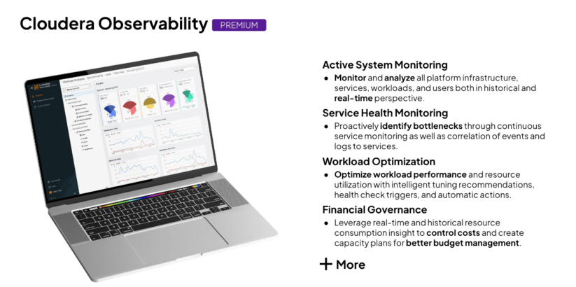 이미지: Cloudera Observability 기능